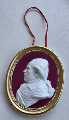 Fürstenberg Porzelllanmedaille Professoren Göttingen G. C. Lichtenberg