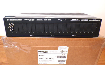 Newmar DST-20A Rackmount DC Distribution Panel, 900A, space for 20 Circuits