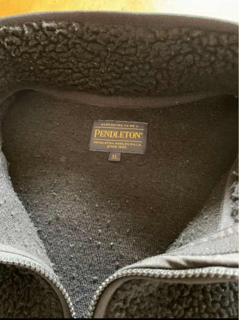 Pendleton Boa Jacket Native Pattern Black Collab … - image 3