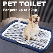 Dog Potty Training Toilet Plastic Dog Pee Pad Holder With Removable Net