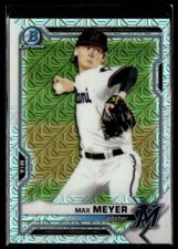 2021 Bowman Chrome Prospects Atomic Refractor Max Meyer Miami Marlins #BCP-66