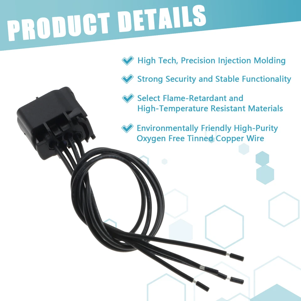 Enchufe de módulo de control RDC de presión de neumáticos de 6 pines apto para BMW 650i 640i 2016-2019 Foto 2 de 4