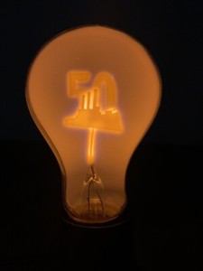 Video + Working! 1967s Incandescen light bulb USSR Propaganda cruiser Aurora Е27