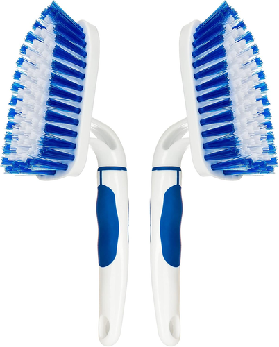 2-Pack Scrub Brush for Cleaning with Long Handle,Medium Firm Brush Bathroom Clea - Picture 11 of 12