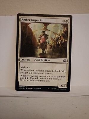 MTG Aether Inspector Aether Revolt 003/184 Regular Common