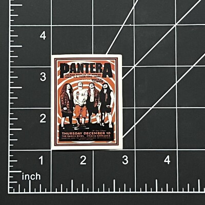 Pantera The Ranch Bowl Omaha Nebraska Vinyl Sticker Waterproof Durable Sunproof