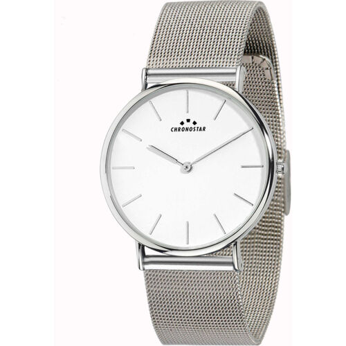 CHRONOSTAR PREPPY R3753252509 Stainless Steel White Mesh Men's Watch - Picture 1 of 1