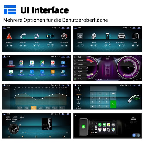 NTG4.0 Autoradio Carplay touchscreen Für Mercedes benz C Klasse W204 2008-2010 - Bild 17 von 20