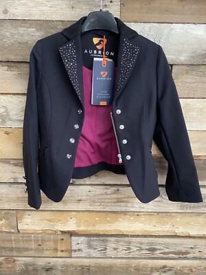 Shires Aubrion Park Royal Show Veste de concours pour fille en Royal 26