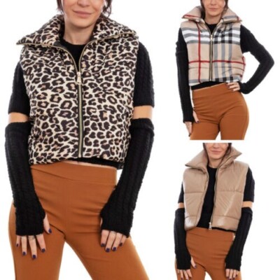 Women's Crop Puffer Vest TooCool HP3628