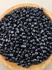 950 PCS BLACK TUBE GLASS BEADS JEWELRY CRAFT MAKING LOOSE BEADS