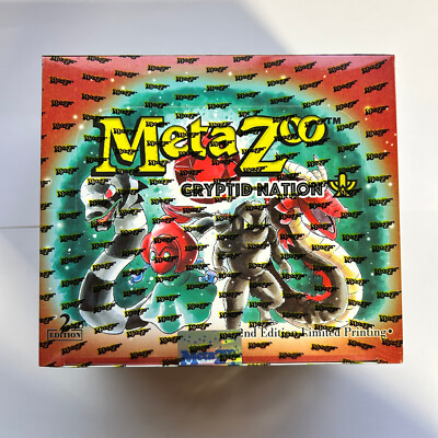 MetaZoo Display Booster Box Cryptid Nation 2st Edition Neu