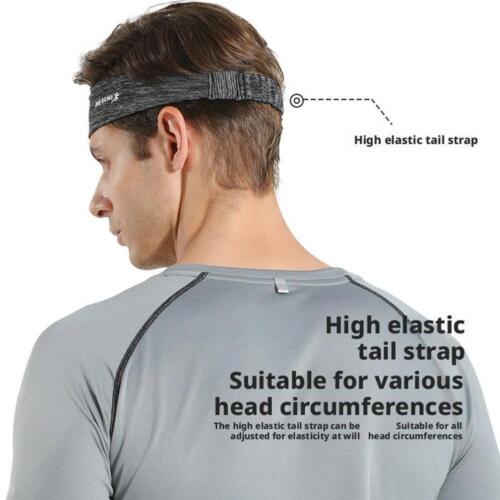 Sports Headband Yoga Gym Sweatband Women Men Hair Bands SweatBand T3J5 P5T9 - Picture 6 of 14