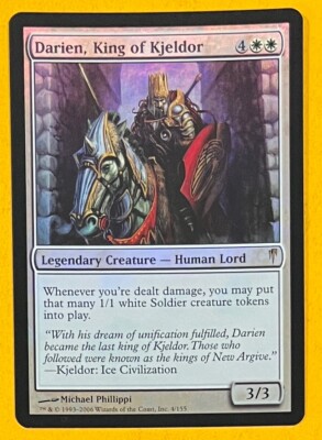 MTG DARIEN, KING OF KJELDOR (Foil) Coldsnap Near Mint (OldManMTG