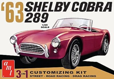 AMT Shelby Cobra 289 Car - Plastic Model Car Vehicle Kit - 1/25 Scale - #1319