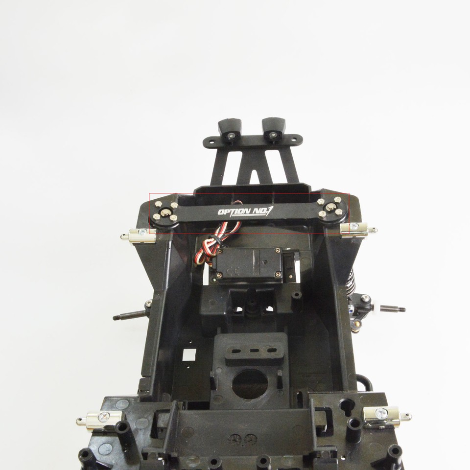 HobbyMarking Aluminum Front Brace Plate For Tamiya CW-01 Lunch Box & Midnight Pumpkin RC Cars - View #8