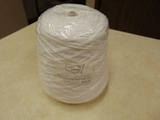 Vintage Yarn Country Cone Oasis Bulky 100% Acrylic White Machine Knitting