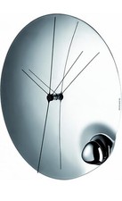 CASA BUGATTI OROLOGIO DA PARETE INOX CM 30   ( OFFERTISSIMA )