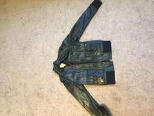 Diesel Black Leather Jacket Women