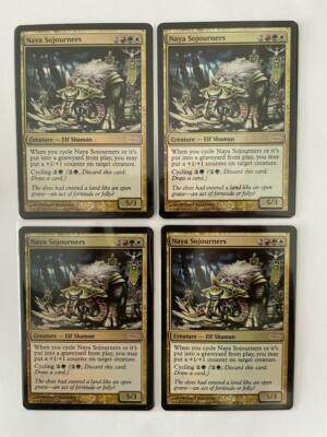 MTG 4X PROMO DCI FOIL NAYA SOJOURNERS NM MAGIC THE GATHERING