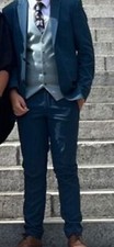 Three piece suit - Navy - Teen/Small man