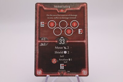 Gloomhaven - Replacement Character Ability Cards - Inox Berserker Gloomhaven - Replacement Character Ability Cards - Inox Berserker