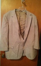 Mens Sport Jacket Suit Coat Jaymar David Israel USA Made Plaid Multi Color
