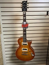 ESP LTD EC-1000T FM Electric Guitar w/Fluence - Honey Burst Satin