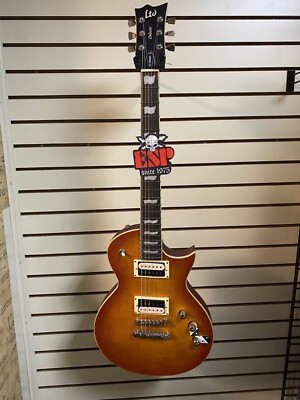 ESP LTD EC-1000T FM Electric Guitar w/Fluence - Honey Burst Satin