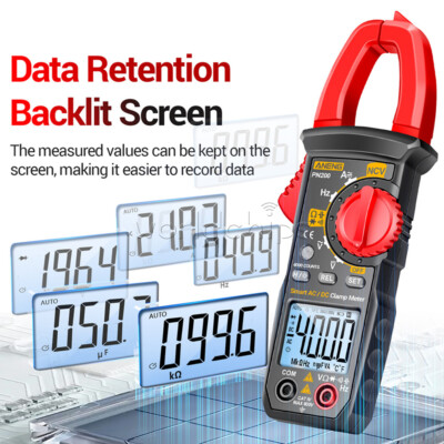 Digital Multimeter Clamp Meter Tester AC/DC Voltage Current Non-Contact 0-600A