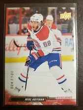 2022-23 Mike Hoffman UD Exclusives 004/100 Upper Deck Series 1 Hockey...