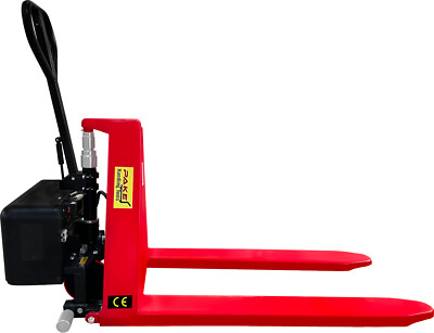 2,200lb 27''W x 45''L Battery Powered High-Lift Skid Truck 31-1/2'' Max Lift Height