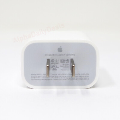 スマホアクセサリー APPLE MU7T2LL/A Apple MU7T2LL/A 18W USB-C Power Adapter - White for sale online | eBay