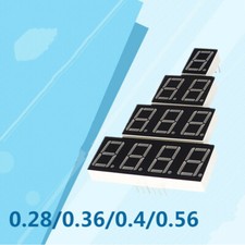 0.28/0.36/0.4/0.56/0.8" inch Display Digital Tube Common Cathode/Anode 1 ~ 4 Bit