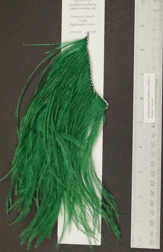 Sebastiani 5" to 7" Ostrich Plume Fringe 3" Sections Fly Tying/Intruder Feathers - Picture 20 of 64