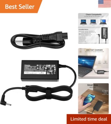 65W 19V Laptop Charger for Gateway & Evoo Models - Short Circuit Protection