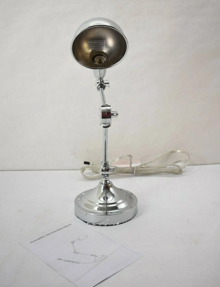 Almacén de Tiffany Pauh Cromo con 1 Bombilla y Lámpara de Mesa TM172/1 Foto 2 de 4