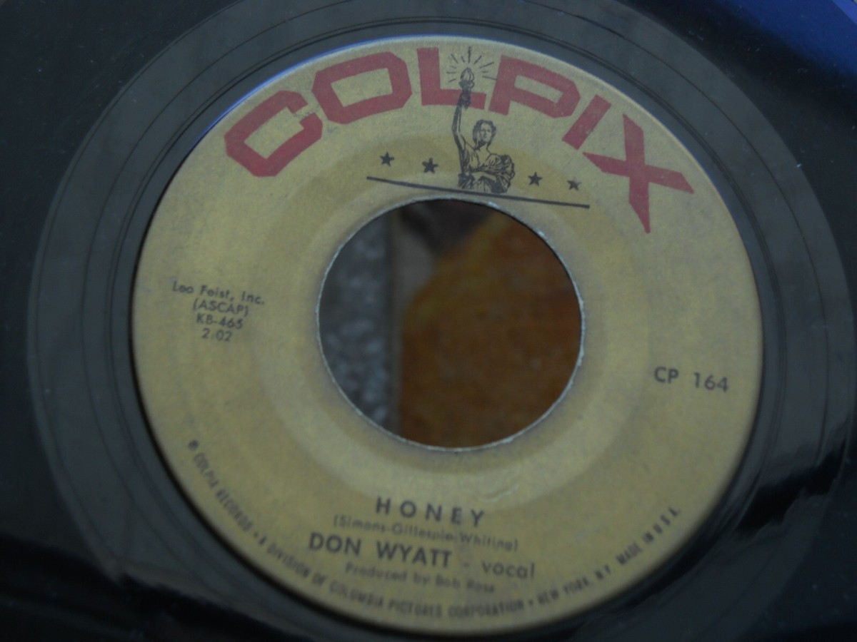 Z24 COLPIX 164 R/R R/B DON WYATT HONEY OH I NEVER KNEW BOB ROSS | eBay