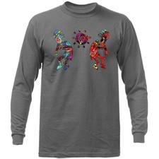 Southwest Dancing Kokopelli Native American Graphic Long Sleeve