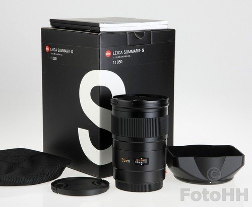 DEMO LEICA SUMMARIT-S * 1:2,5 / 35mm * ASPH. AVEC NUMÉRO CS / LEICA : 11050