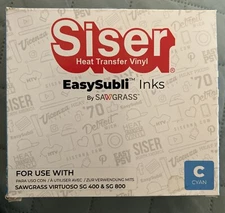 Lot 2 SAWGRASS SUBLIMATION INK VIRTUOSO SG400 SG800 CYAN