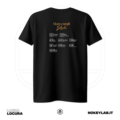 Felpa Con Cappuccio Ufficiale Marco Mengoni 2025 - Merchandising Tour Negli Stadi - Foto 9