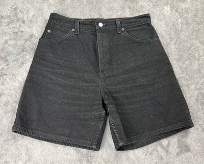 Levi's Orange Tab Jean Shorts Womens 12 30x6 Black 951 Vintage 90s