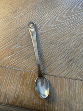 Vintage 5.5" Silver Plated Gerber Baby Spoon Winthrop International Silver