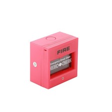 Glass Break Alarm Button Manual Reset Fireproof Red For Escape Door Security CT
