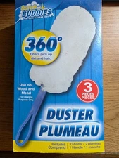 Multi Surface Duster 360  Scrub Buddies  Includes 2 dusters and 1 handle