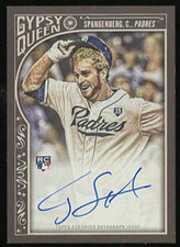 2015 Topps Gypsy Queen CORY SPANGENBERG On-Card Autograph Rookie Auto RC #GQA-CS. rookie card picture
