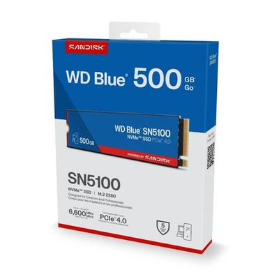 1TB Western Digital WD Blue SN5100 NVMe SSD M.2 2280 7.100 MB/s NEU