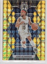 2022-23 Panini Mosaic Reactive Yellow - Jose Alvarado #185