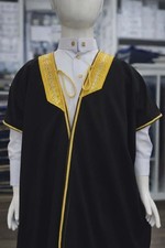HIGH QUALITYBlack BISHT CLOAK Coat ARAB THOBE SAUDI QATAR child rOBE
